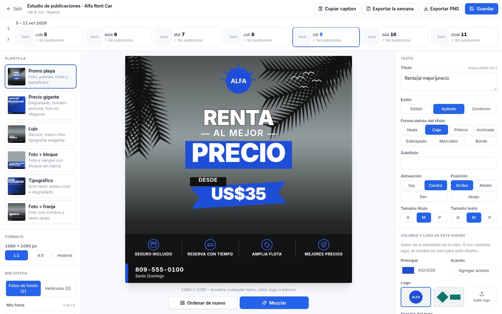 Estudio de redes, en RD Renta
